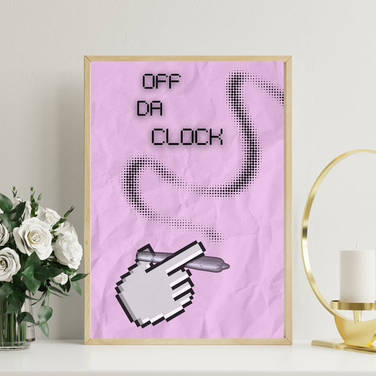 THE OFFDA CLOCK PRINT