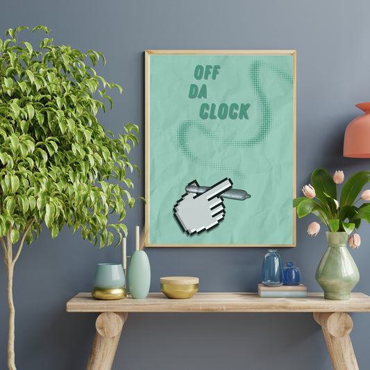 THE OFFDA CLOCK PRINT
