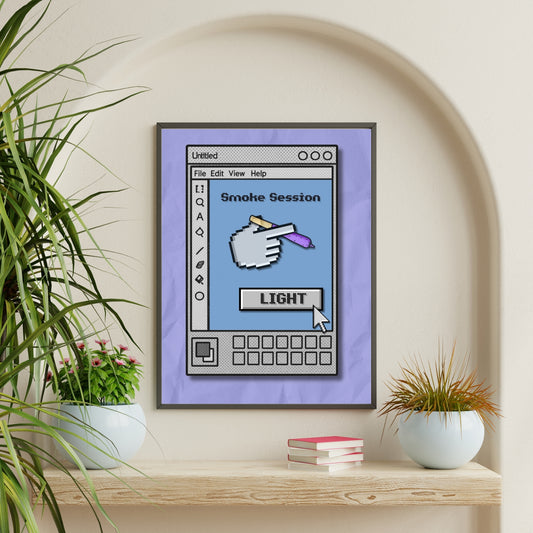 THE DIGITAL SMOKE SESSION PRINT