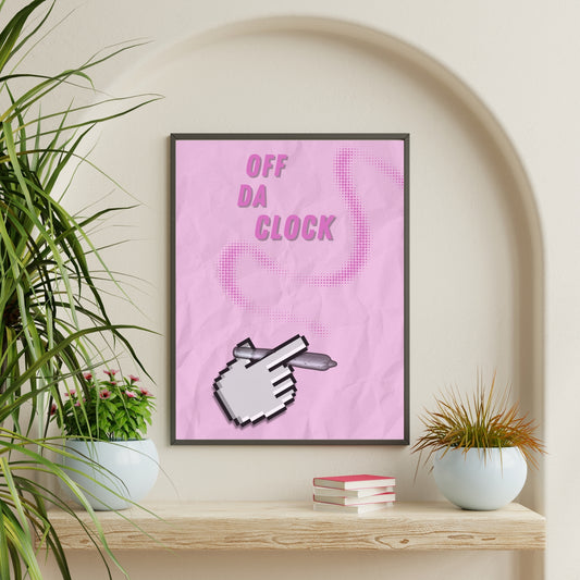 THE OFFDA CLOCK PRINT
