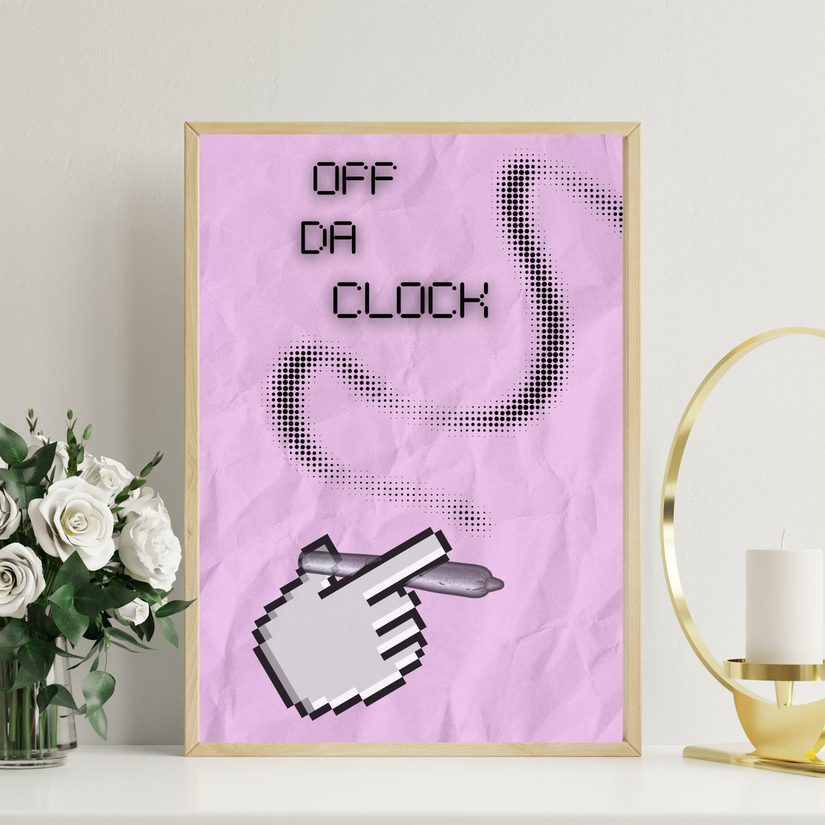 THE OFFDA CLOCK PRINT
