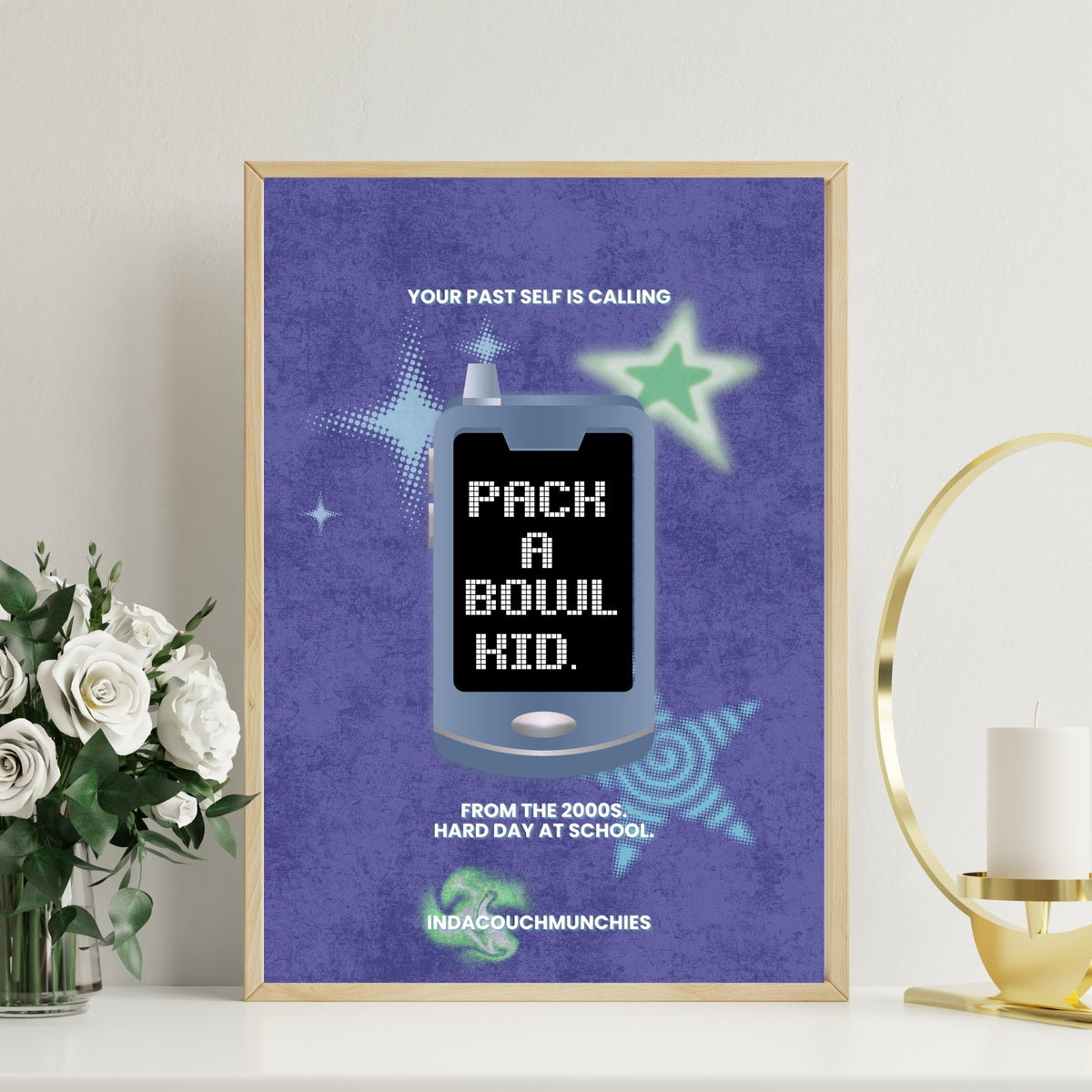 THE FLIP TELEPHONE PRINT