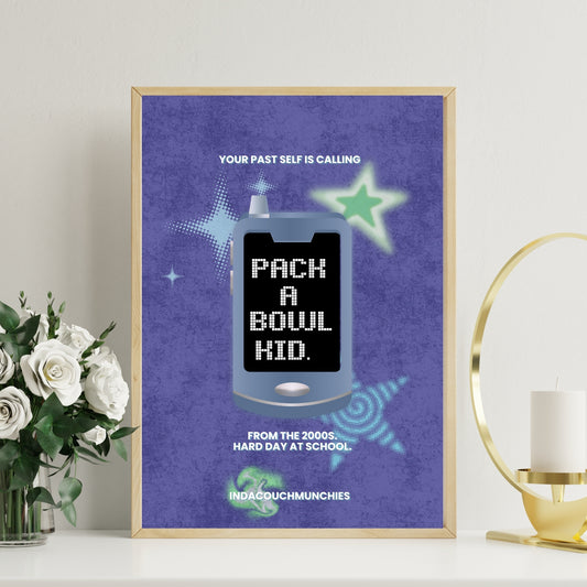 THE FLIP TELEPHONE PRINT