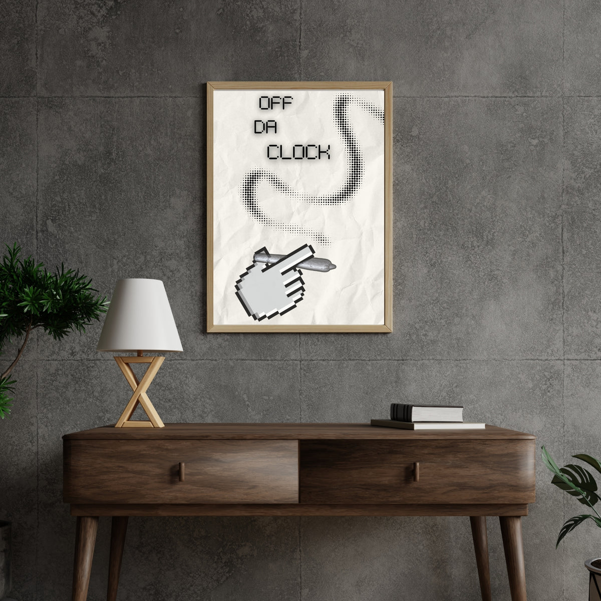 THE OFFDA CLOCK PRINT