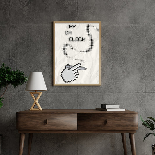THE OFFDA CLOCK PRINT