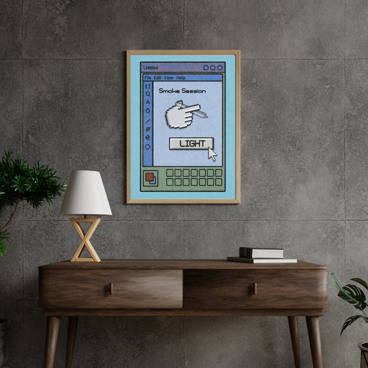 THE DIGITAL SMOKE SESSION PRINT