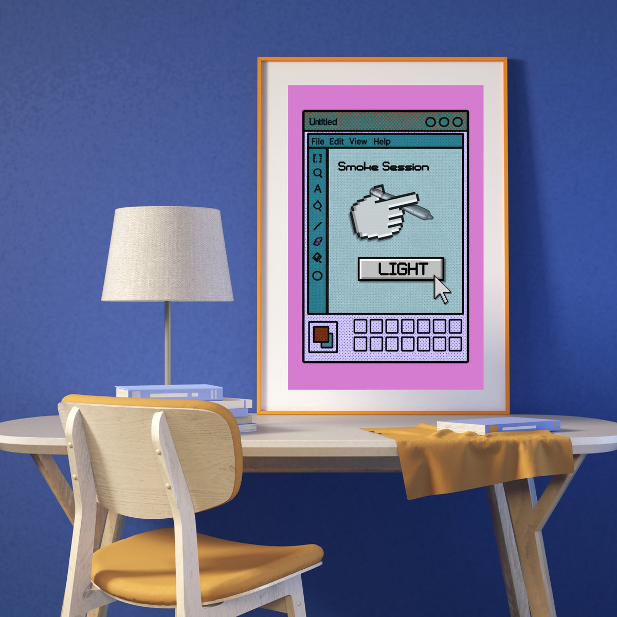 THE DIGITAL SMOKE SESSION PRINT