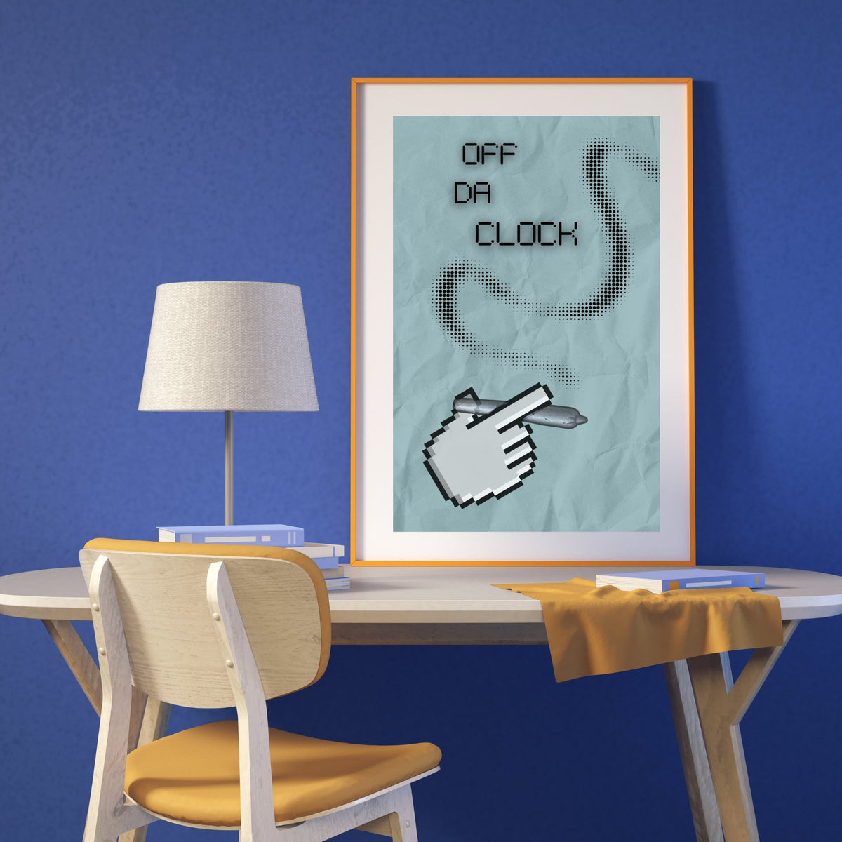 THE OFFDA CLOCK PRINT