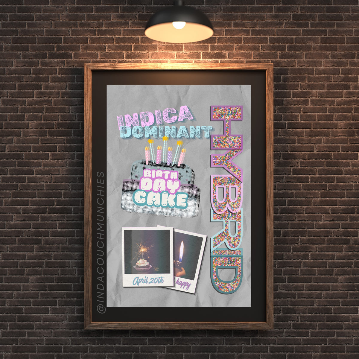 THE BIRTHDAY CAKE PRINT