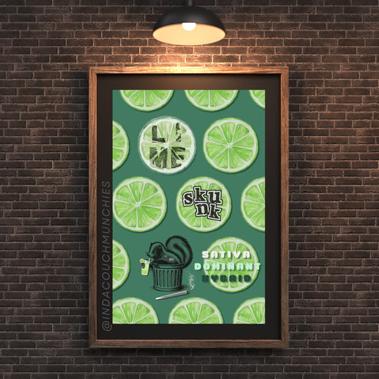 THE LIME SKUNK PRINT
