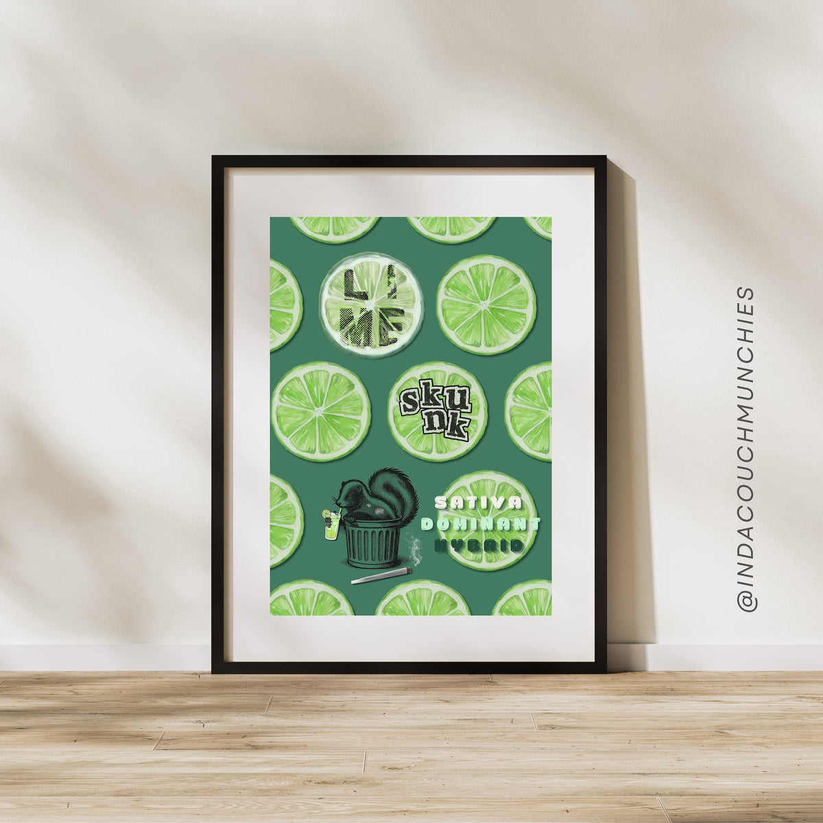 THE LIME SKUNK PRINT